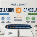 Cancellation or Cancelation