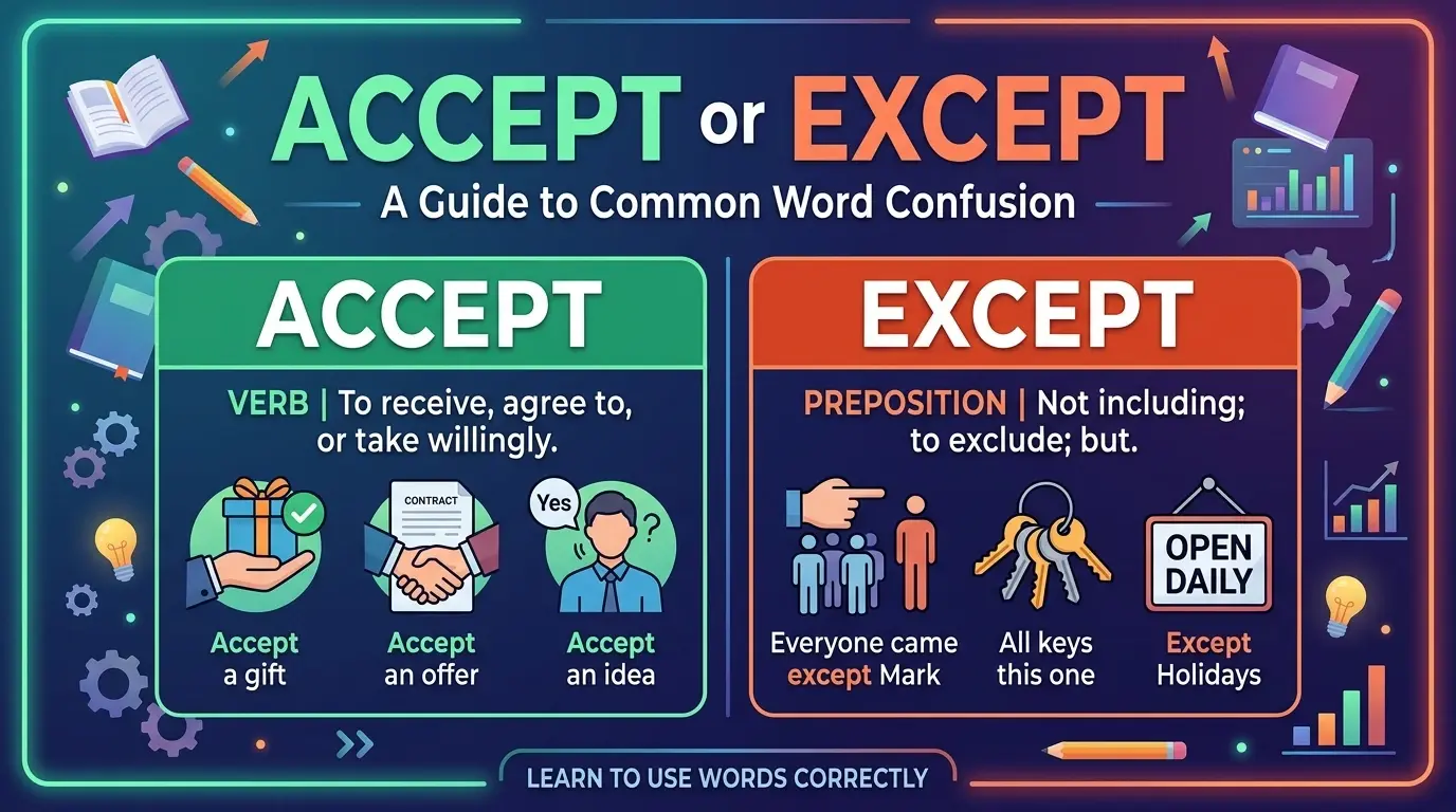 Accept or Except