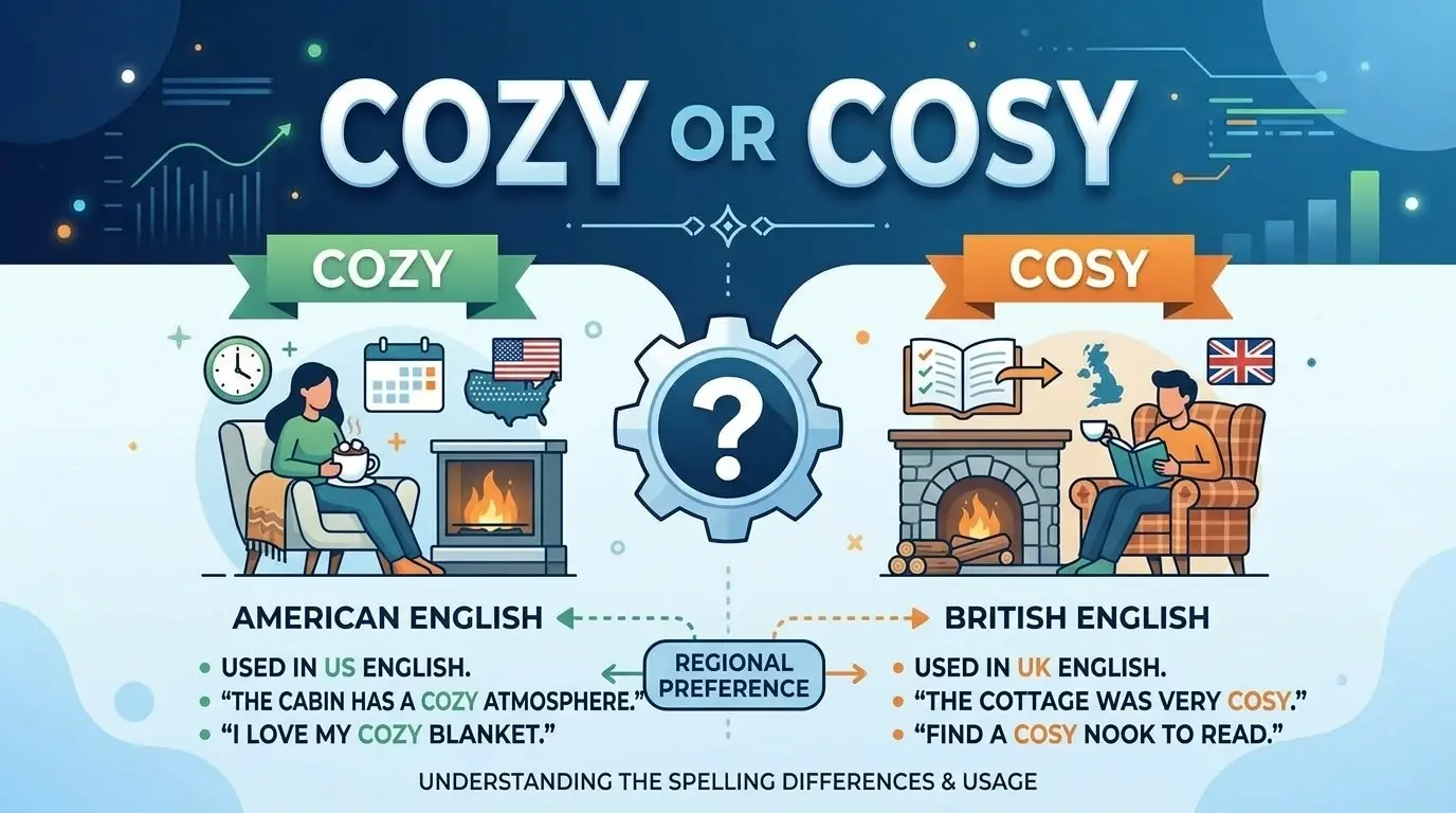 Cozy or Cosy