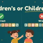 Childrens' or children's