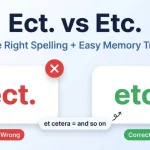 Ect. vs Etc