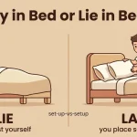 Lay in bed or Lie in bed