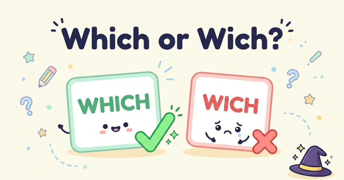 Which or Wich