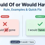 Would of or Would have